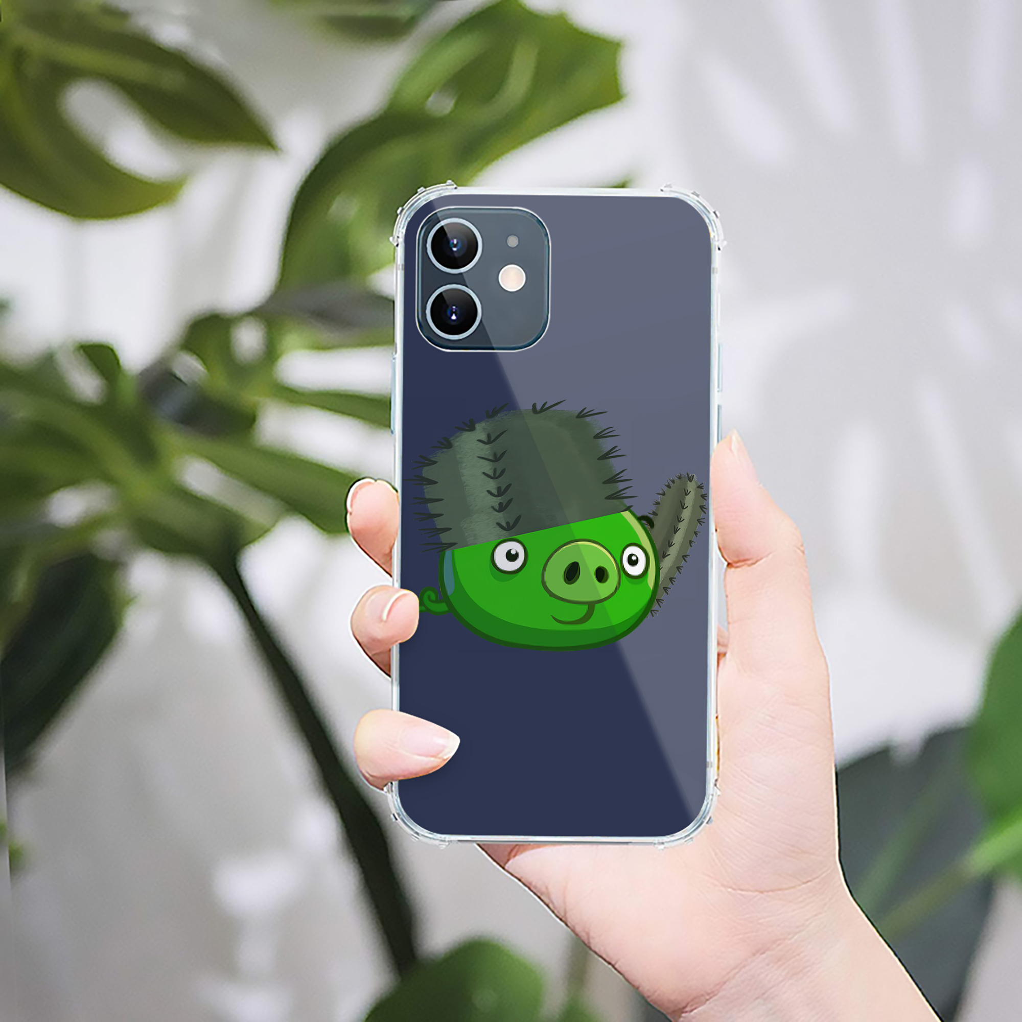 （画像用） Angry Birds アングリーバード 【iPhone 12シリーズ対応】透明スマホケース（クリアソフトケース）